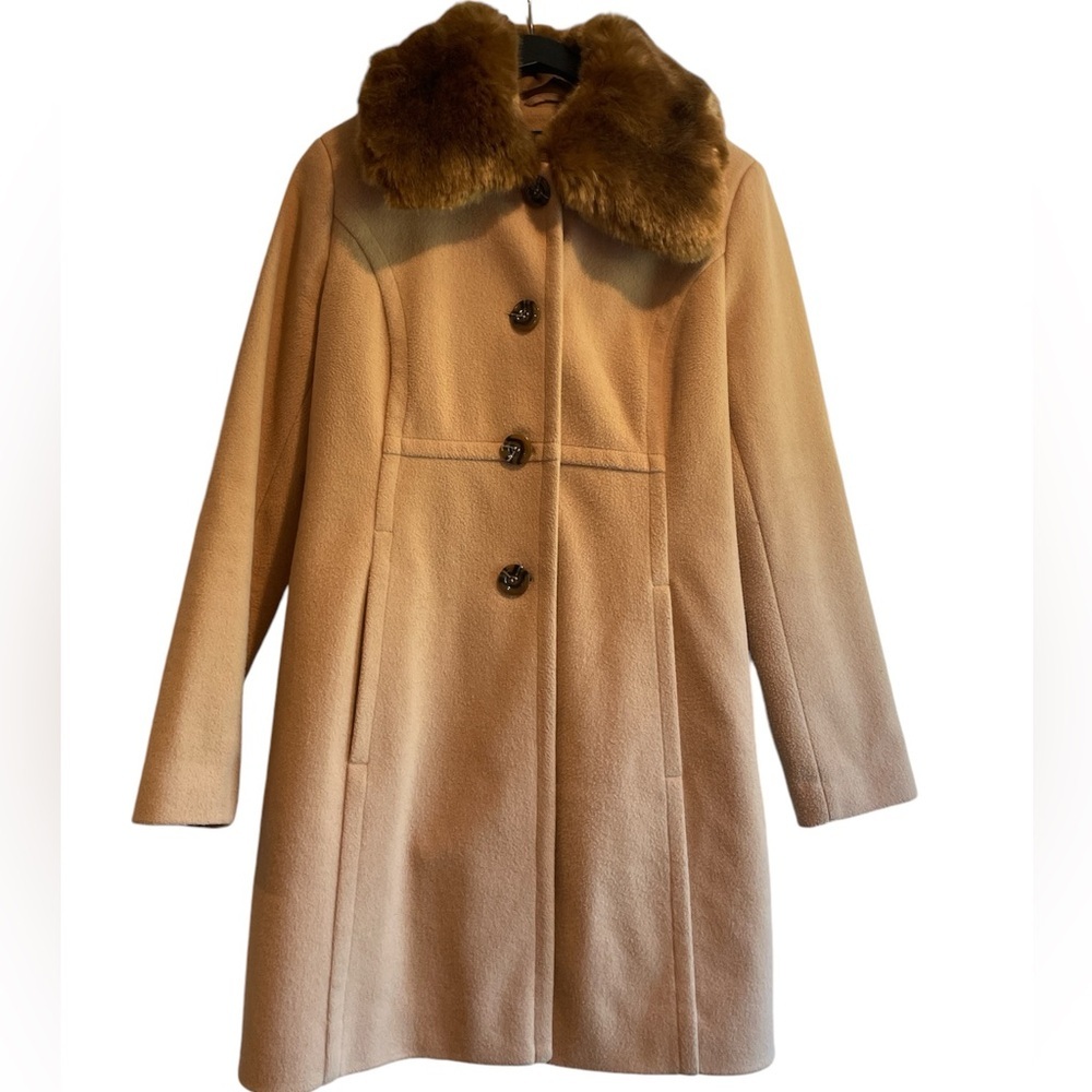Camel  Women  Long Jacket size 8